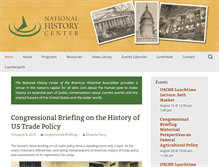 Tablet Screenshot of nationalhistorycenter.org